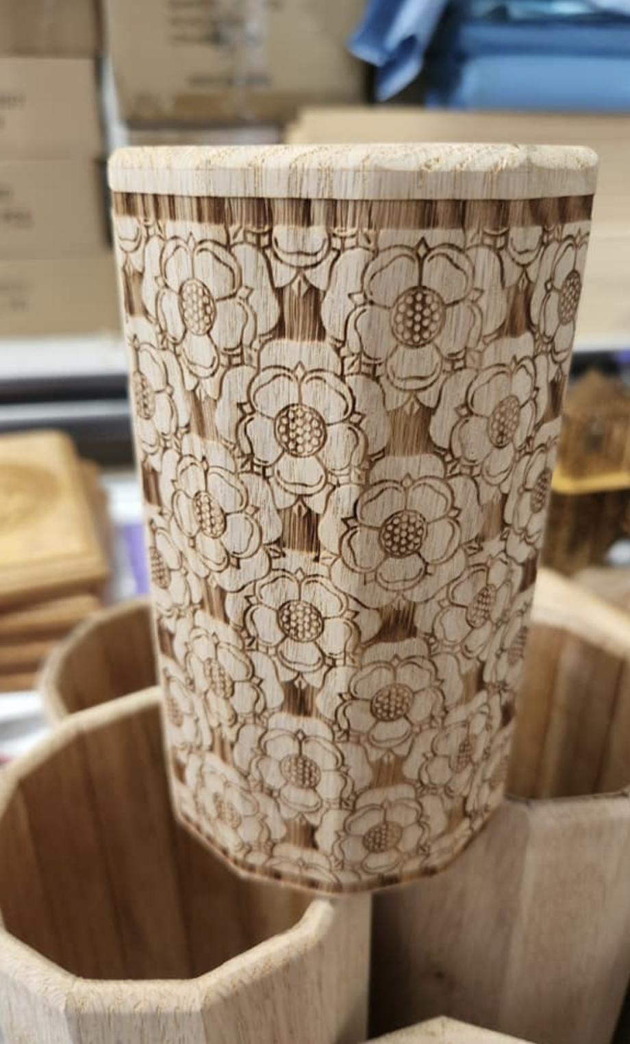 Art of the Wood TavernCrafts™ – Mug Flowers Art of the Wood TavernCrafts™ - Mug Flowers